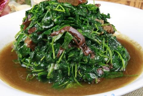 金花菜炒肉