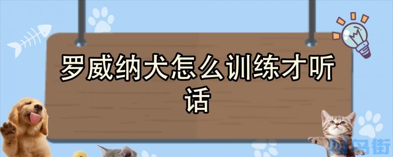 罗威纳犬怎么训练才听话？